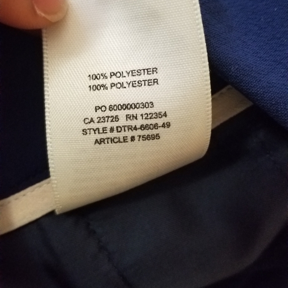 Wilfred Aritzia Women's Sash Tie Belt Nevy Blue Work Pants Trouser - Picture 8 of 11